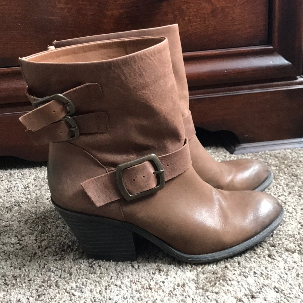 Lucky Brand leather booties